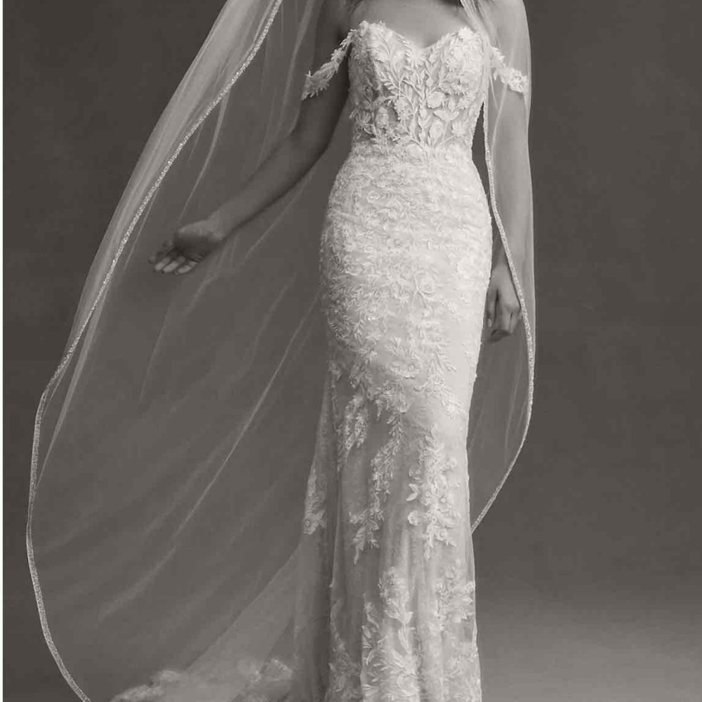 Wtoo Lace Off-Shoulder Wedding Dress - White